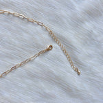 Gold Paperclip Chain Necklace