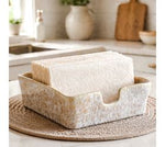 Beige Ceramic Napkin Holder