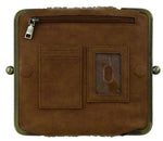 Sherpa Kiss Lock Clutch - Camel