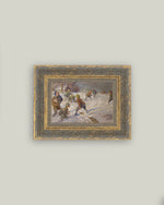 8x10 The Snowball Fight Framed Art