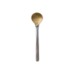 Brass Spoon with Hammered Aluminum Handle