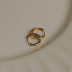 Diana Diamond Gold Hoops