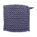 Crochet Cotton Trivet - Midnight Blue
