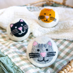 House Cats Eco Wool Dryer Balls S/3