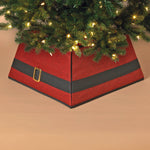 Fabric Square Santa Belt Tree Skirt