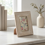 4x6 Beaded Grey Frame