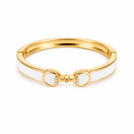 Derby Horse Bit Hinge Cuff Bracelet