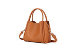 Clara 3 Compartment Satchel/Crossbody Bag - Navy