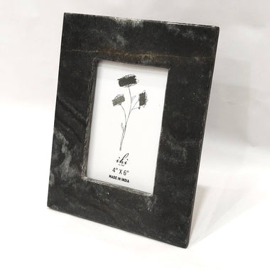 4x6 Midnight Black Marble Photo Frame