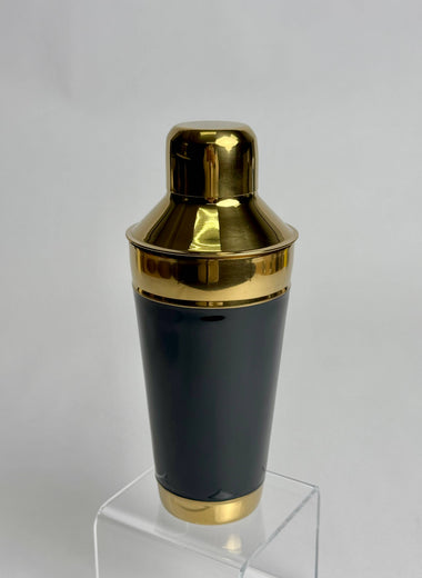 Hand-Painted Black Cocktail Shaker