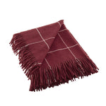 Windowpane Cashmere-Like Throw - 50x60