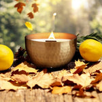 La Vie a La Maison - 14oz Soy Candle in Brass Bowl