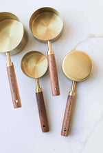 Wood Handle Measuring Cups Set