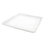 10" Ceramic Beaded Square Platter
