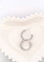 Beaded Hoops