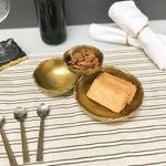 Gold Textured 3-Bowl Cluster Tray