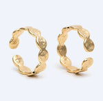 Emory Gold Hammered Adjustable Ring