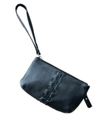 Leather Cosmetic bag: Black