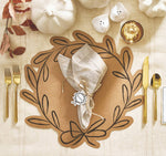 Die-Cut Paper Placemats - Wreath