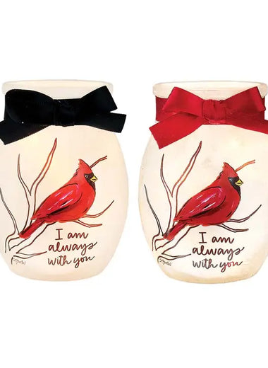 Always With You Cardinal LED Jar