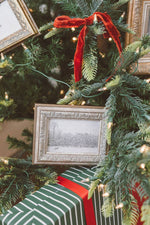 8x10 Winter Fawn Framed Antique Art