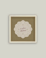 8x8 No Place Like Home Framed Art
