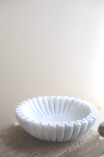 Marble Scalloped Bowl