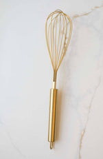 Gold Stainless Steel Whisk