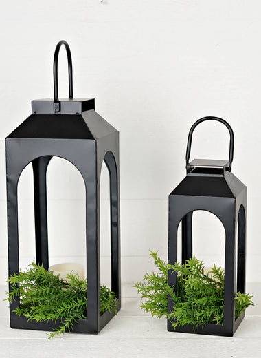 Timeless Black Metal Lantern