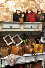 Cameran 3-in-1 Boxy Crossbody Bag & Satchel - Burnt Orange