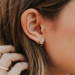 Lucy Bow Hoops