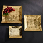 Gold Hammered Tray - Small