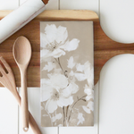 Neutral Floral Tea Towel