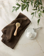 Geometry Truffle Hand Towel - Espresso