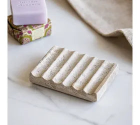 Beige Marble Soap Holder