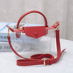 Madison Clear/Red Gameday Mini Crossbody Bag
