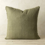 24x24 Lina Linen Pillow - Kelp
