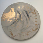 Concrete Lazy Susan 14" -  Khaki Fusion