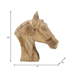 Handcrafted Carved Wooden Horse