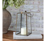 Glass and Iron Hanging Lantern