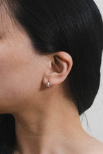 Gem Mini Huggie Hoop Earrings