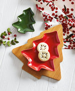 Christmas Tree Board & Dish Set Of 3