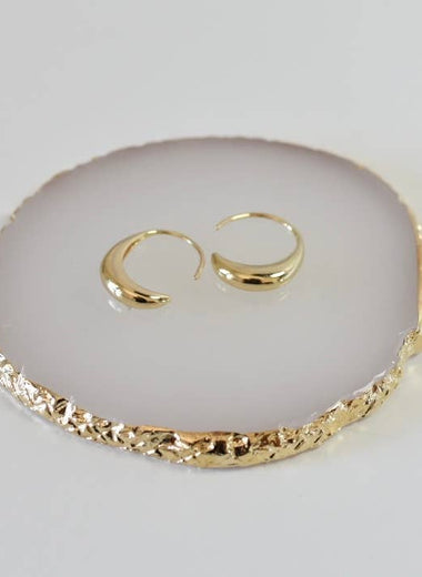 Audrey 18k Gold Hoops