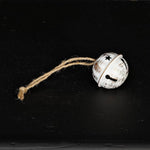 Vintage White Metal Jingle Bell