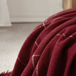 Windowpane Cashmere-Like Throw - 50x60