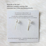 Swarovski Pearl Hoop Earrings