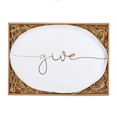Ceramic Tray - Giving