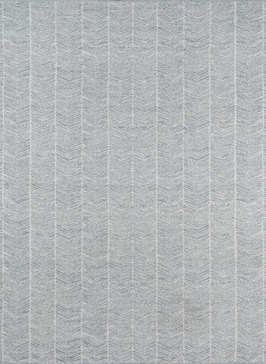 3'6" x 5'6" Easton Congress Grey Woven Washable Area Rug