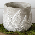 Debossed Fern Planter