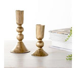 Antique Gold Ball Taper Holder
